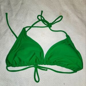 No Boundaries Green Bikini Top Size XL